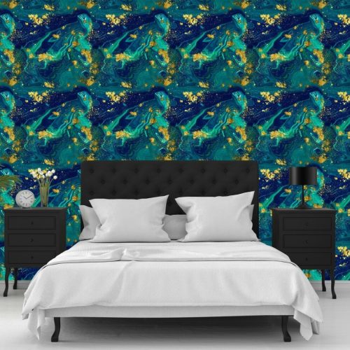 Mural Blaugrau Green Ombre | Wallpaper Online