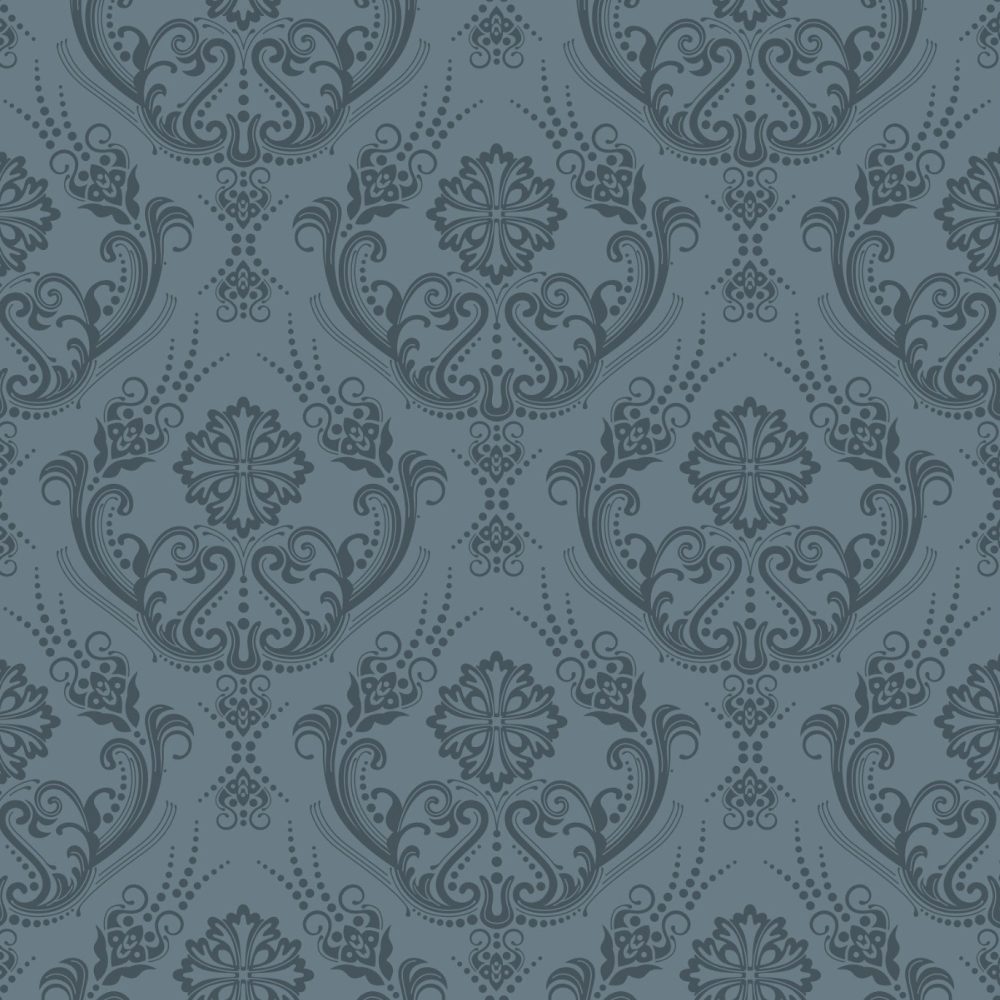 Damask eggshell wallpaper