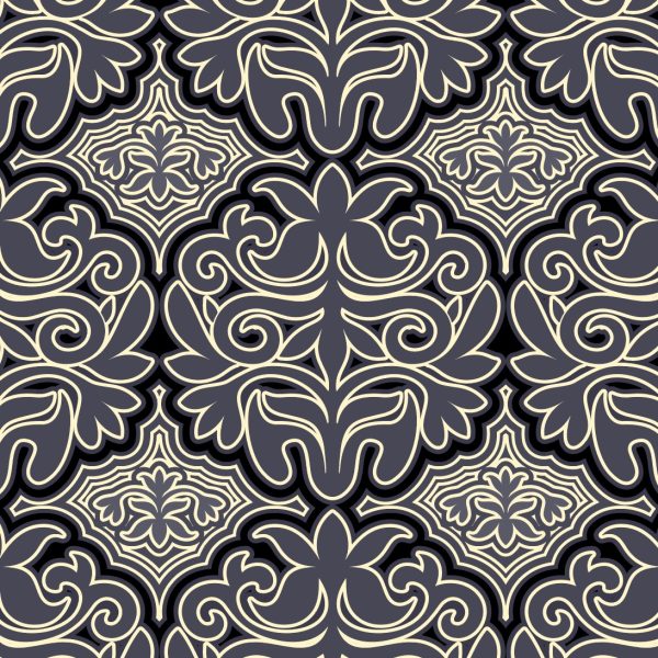 Gold and grey damask pattern wallpaper and wall murals shop in South Africa. Wallpaper and wall mural online store with a huge range for sale.