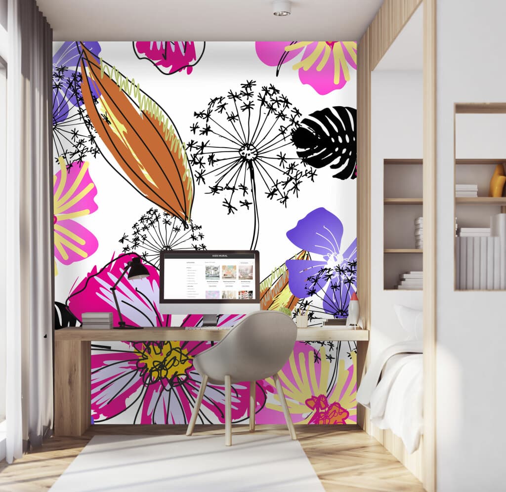 flower Wallpaper wall mural for sale South Africa