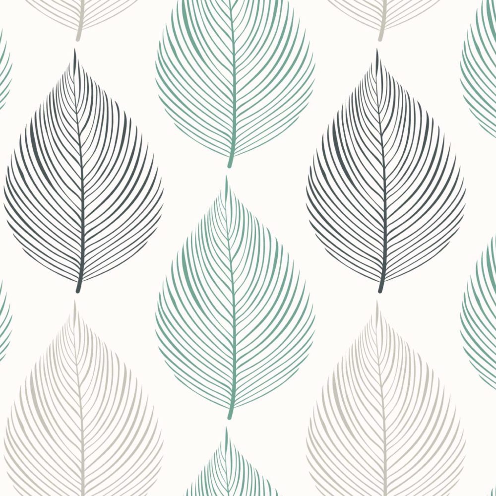 pressed leaves wallpaper