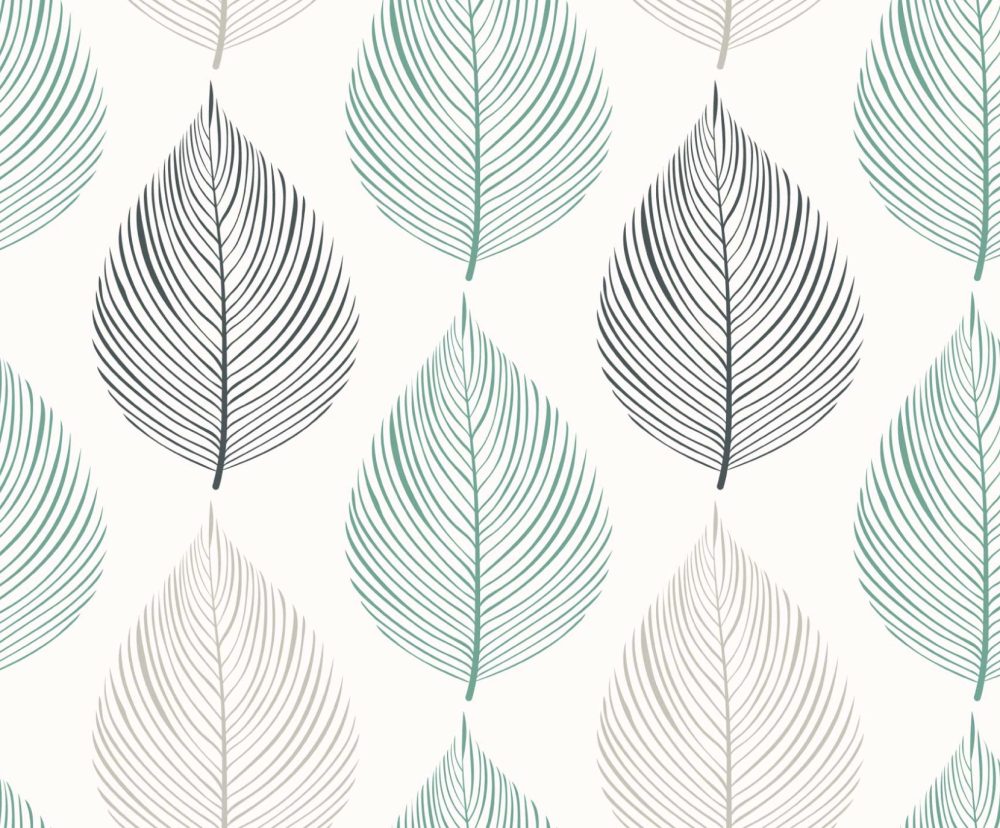 pressed leaves wallpaper