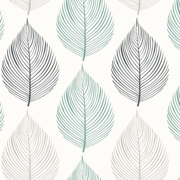 pressed leaves wallpaper