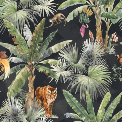 Tigers in the jungle  wallpaper and wall murals shop in South Africa. Wallpaper and wall mural online store with a huge range for sale.