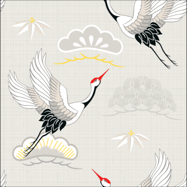 Crane Wallpaper and wall murals South Africa.