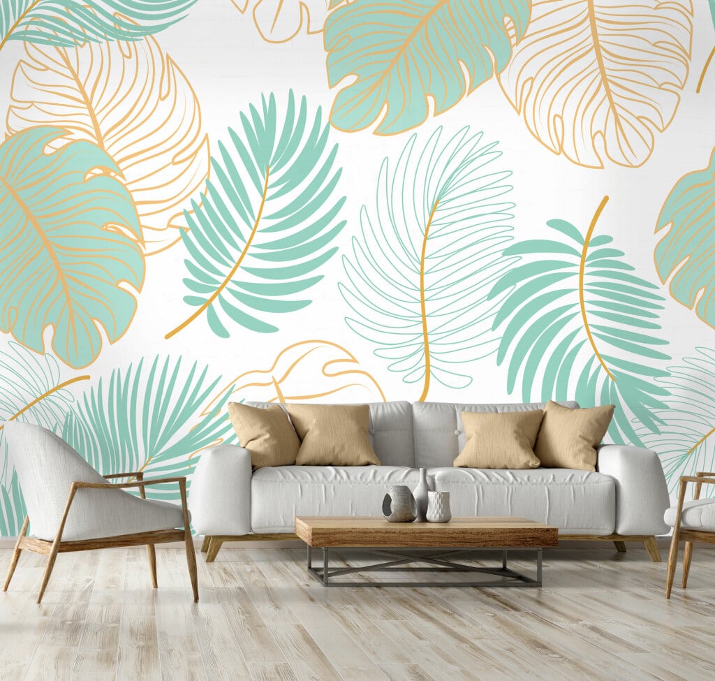 Abstract plant wallpaper and wall murals South Africa