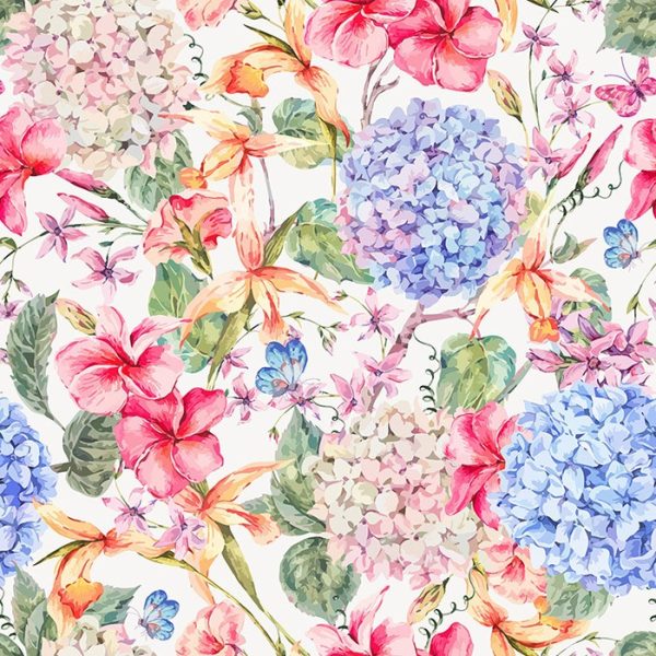 Cheerful Hydrangea Wallpaper
