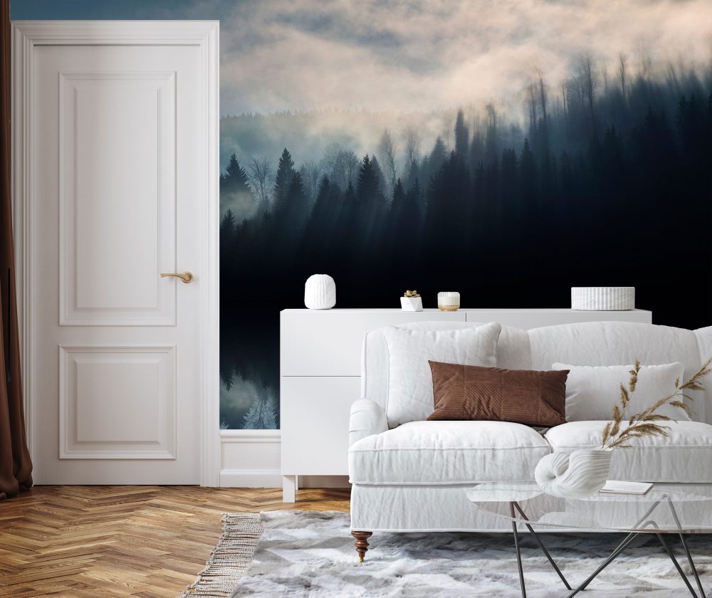 Watercolour landscape Wallpaper and wall murals South Africa.