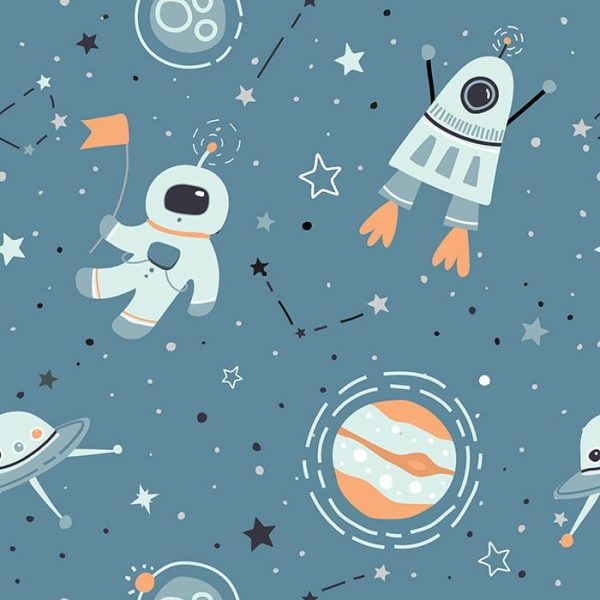 Blue Space Zone Wallpaper
