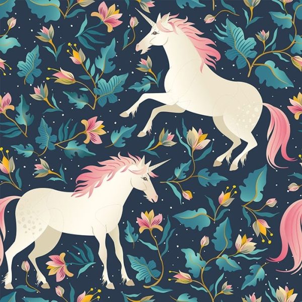 Unicorn Inspired Garden Wallpaper