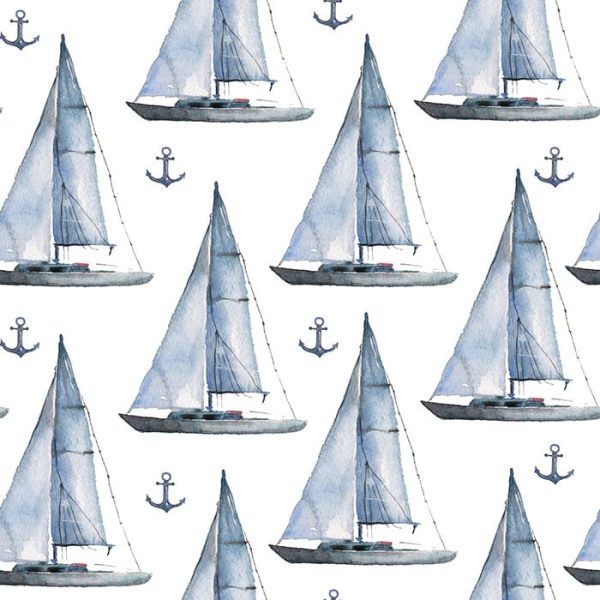 Watercolour Sailings Wallpaper