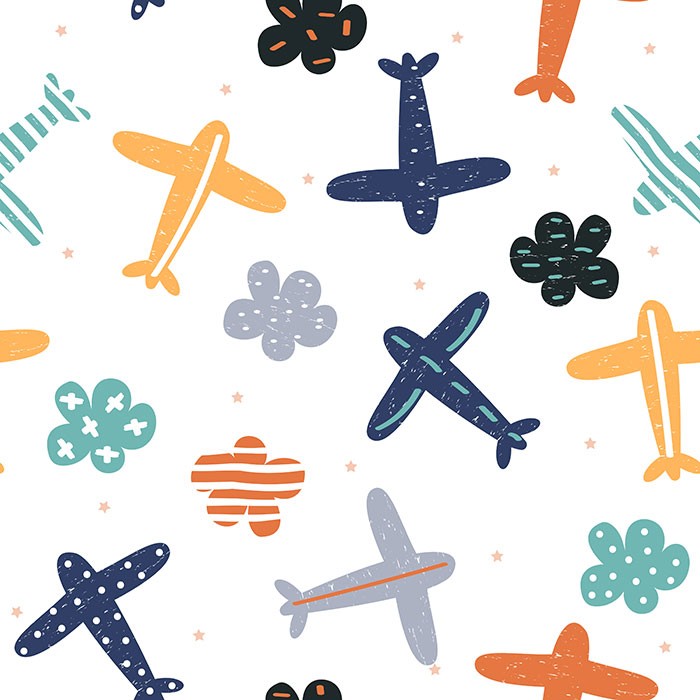 kids airplane wallpaper of planes flying through clouds