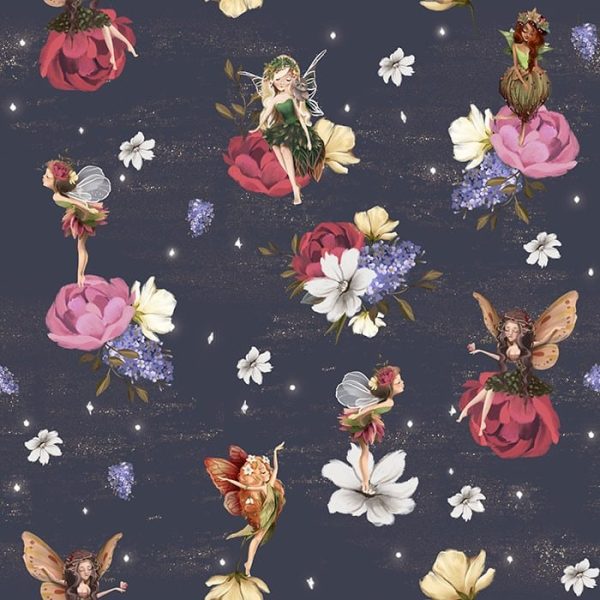 Fairies and Flowers Wallpaper