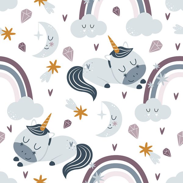 Sleepy Unicorns Wallpaper