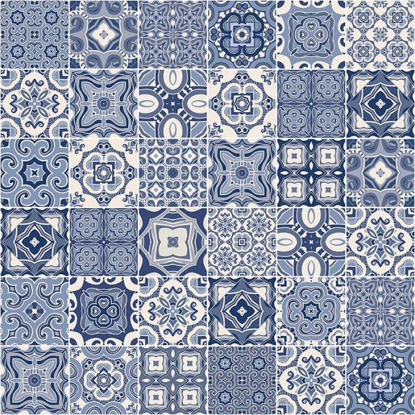 Zurbarán Tile Wallpaper