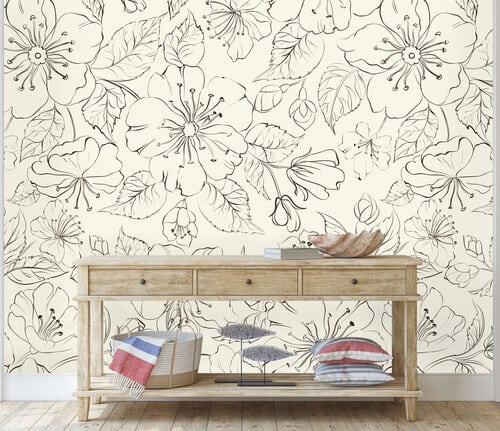 Floral Wallpaper and wall murals South Africa.