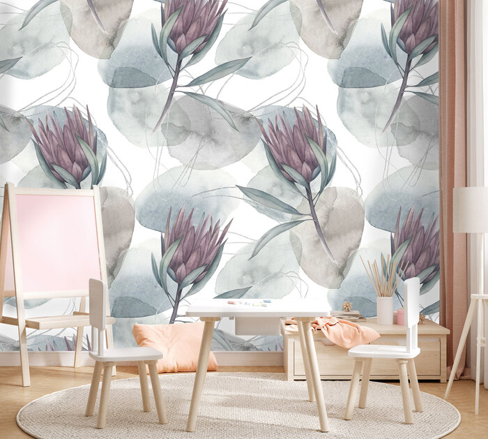 Protea Wallpaper and wall murals South Africa.