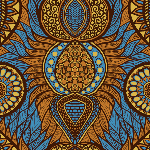 African pattern Wallpaper and wall murals South Africa.