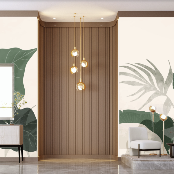 Abstract leaves Wallpaper and wall murals South Africa.
