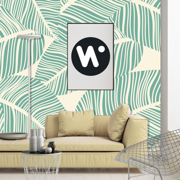 Abstract leaves Wallpaper and wall murals South Africa.