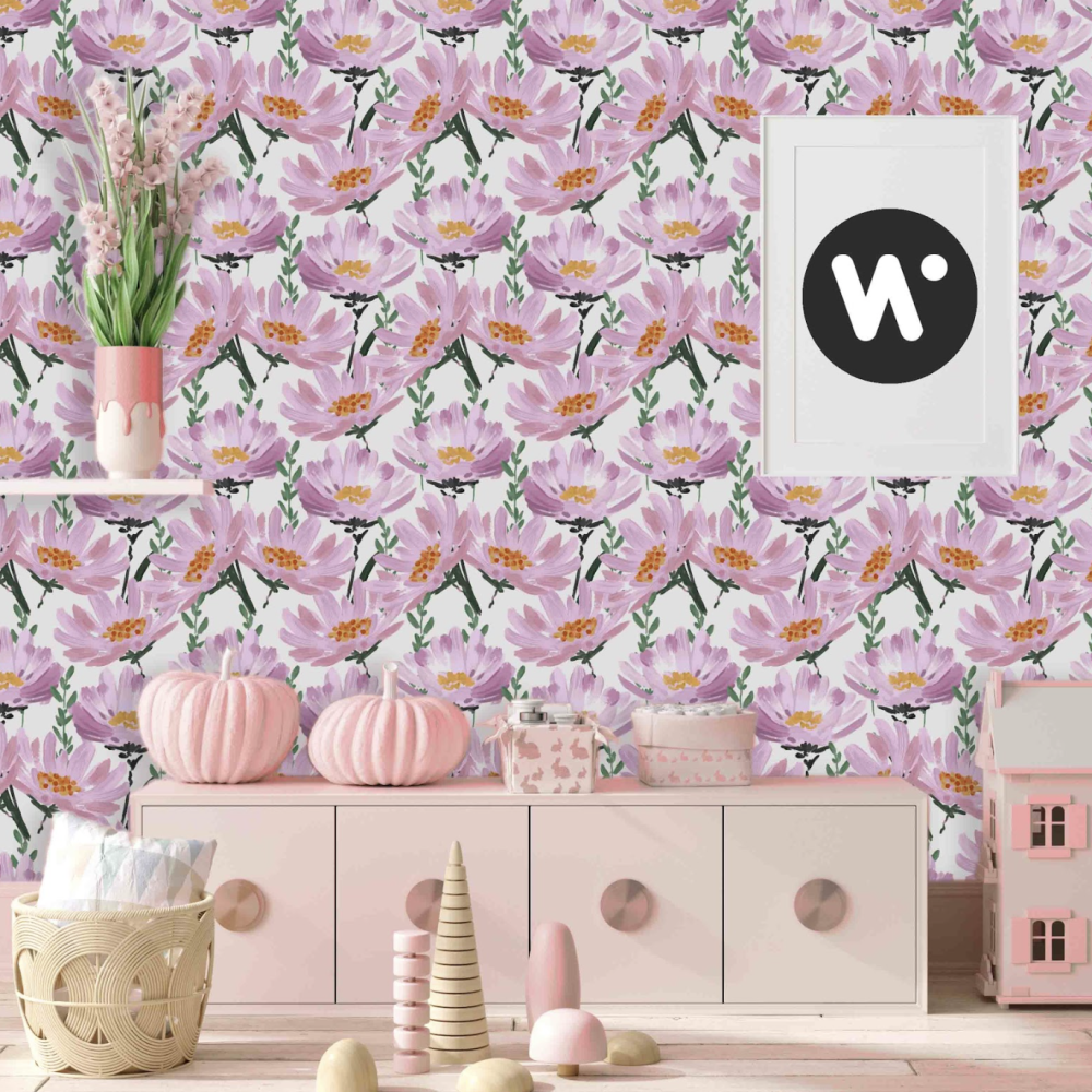 Pink flower Plant Wallpaper and wall murals South Africa.