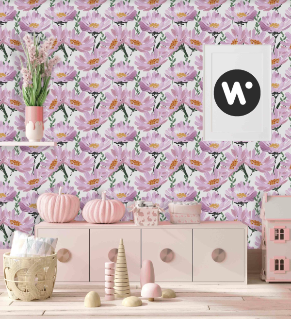 Pink flower Plant Wallpaper and wall murals South Africa.