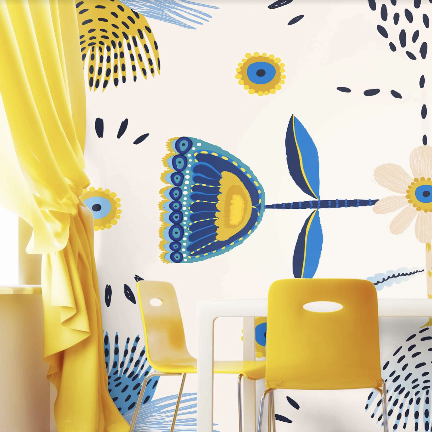 Boho Wallpaper and wall murals South Africa.