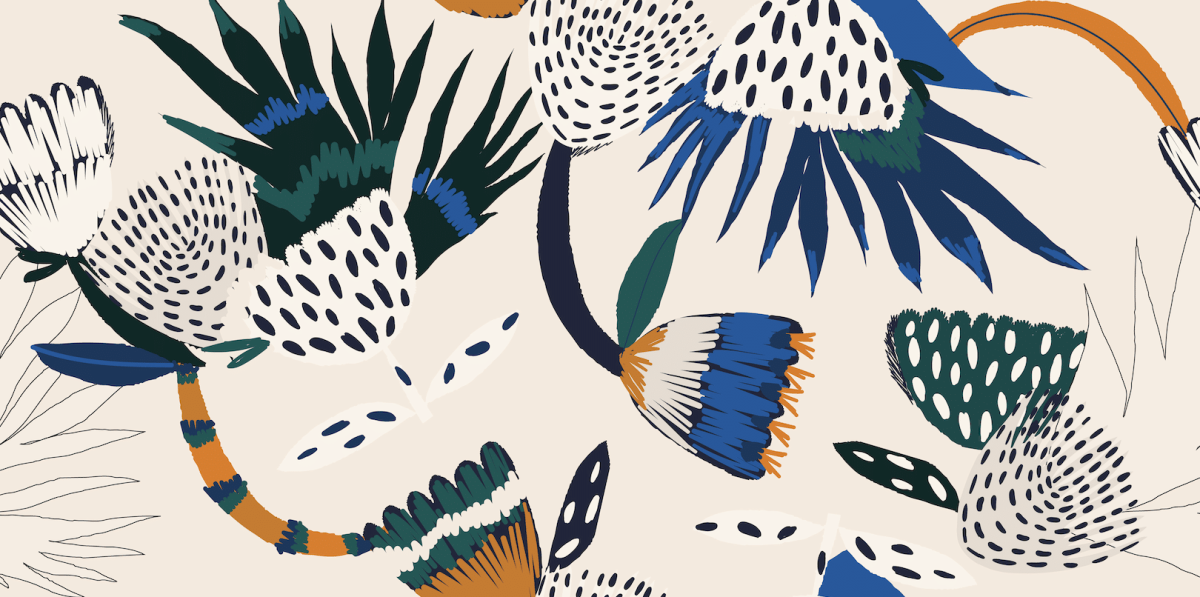 Boho Wallpaper and wall murals South Africa.
