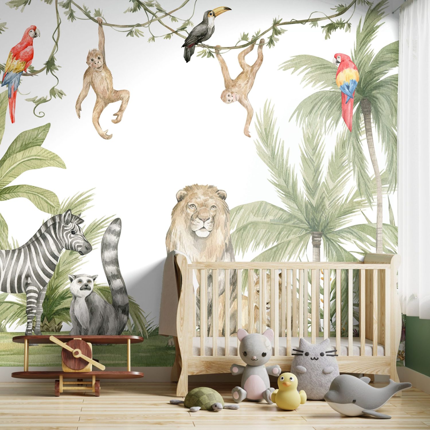 Kids animal Wallpaper and wall murals South Africa.