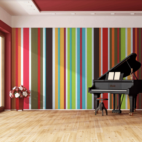 Stripe Wallpaper and wall murals South Africa.