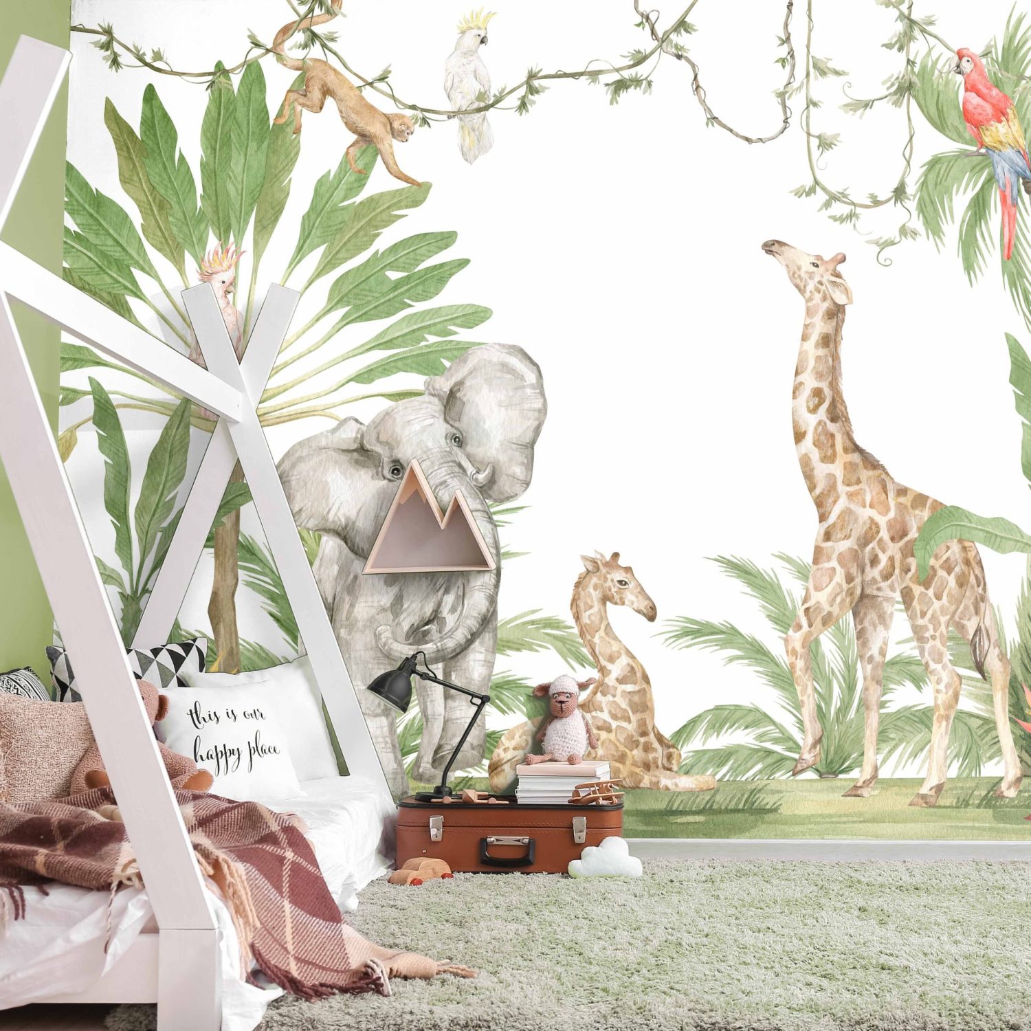 Kids animal Wallpaper and wall murals South Africa.