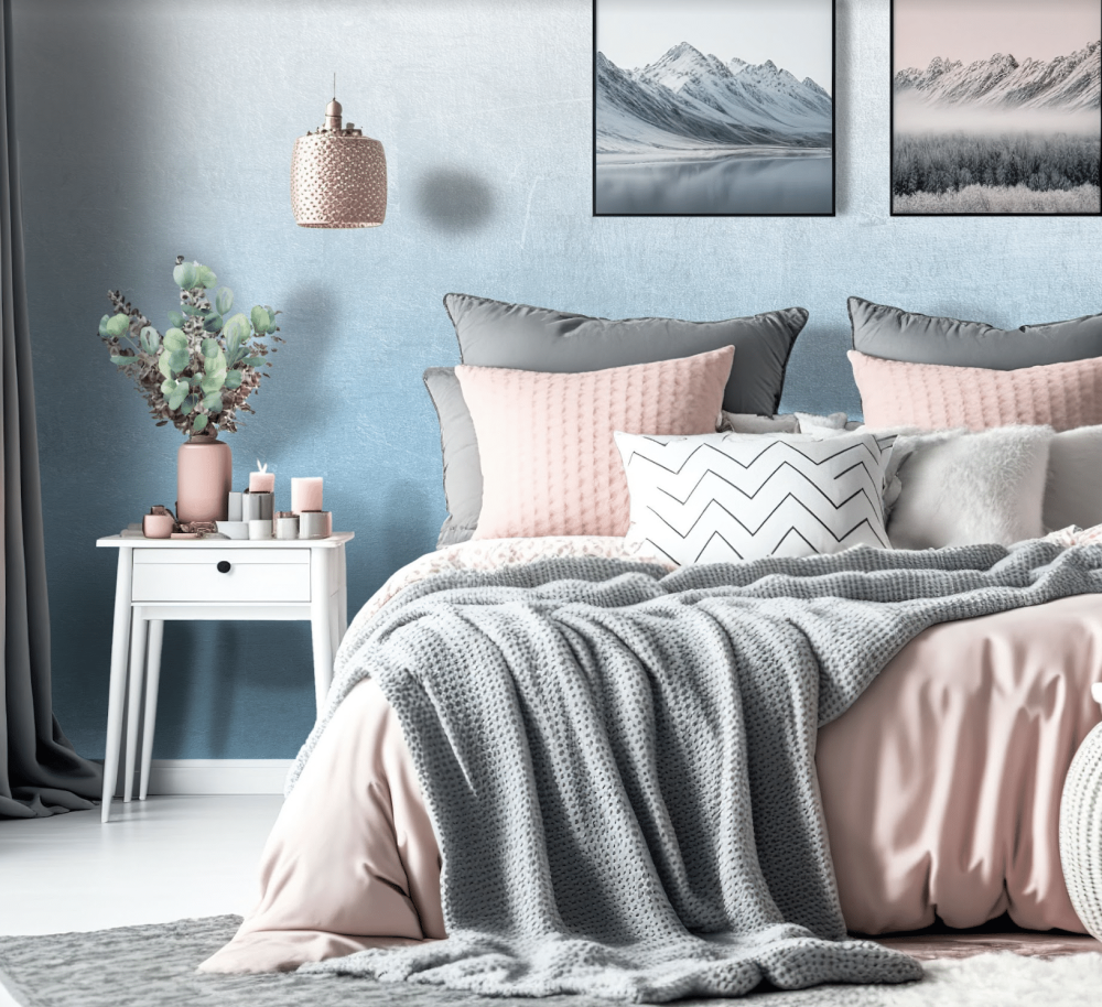 Wallpaper and wall murals South Africa, blue ombre.