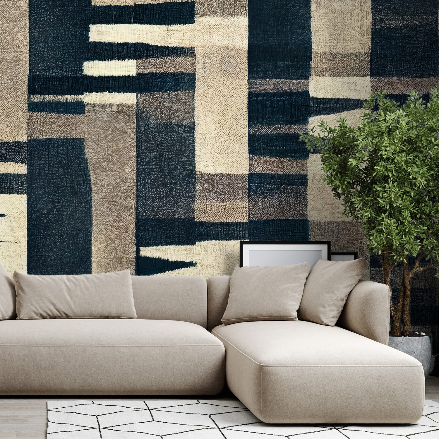 Wallpaper and wall murals South Africa Earthy Indigo