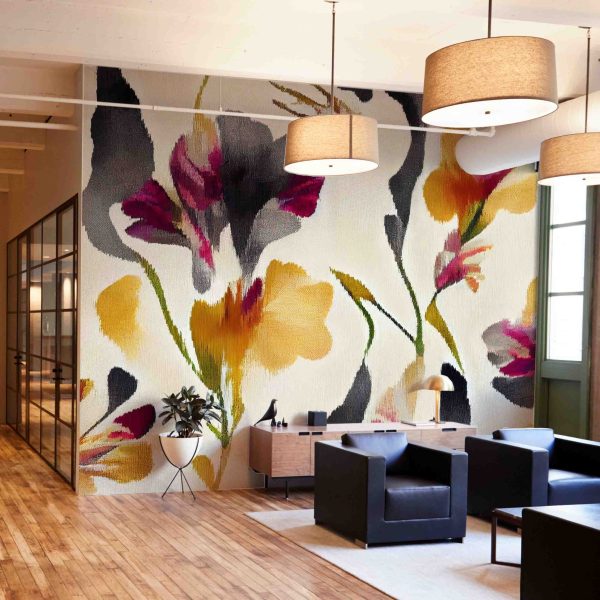 Wallpaper and wall murals South Africa, Floral shibori