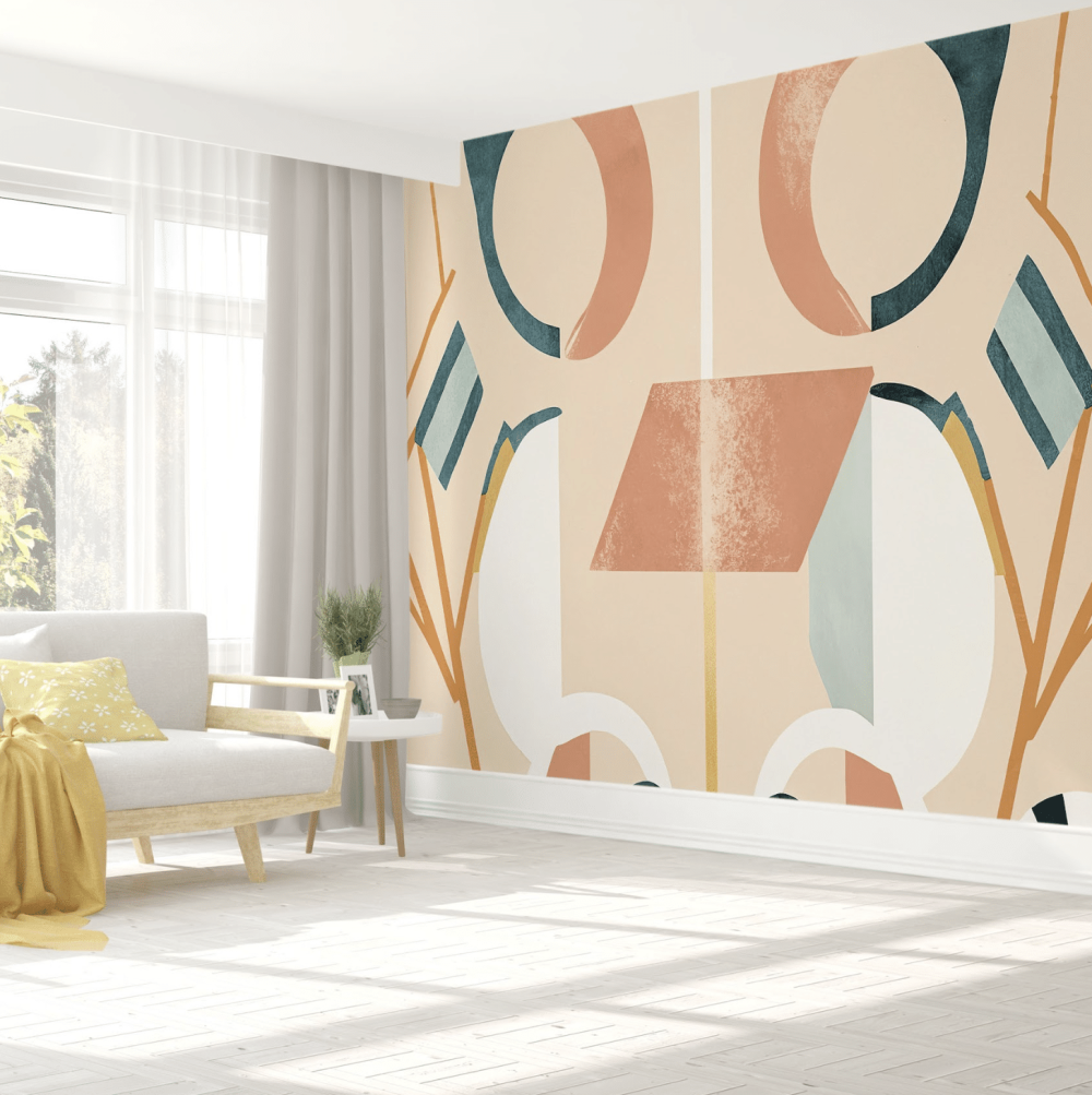 Wallpaper and wall murals South Africa, geometric boho.