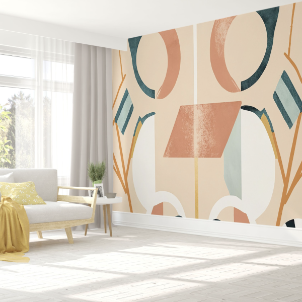 Wallpaper and wall murals South Africa, geometric boho.