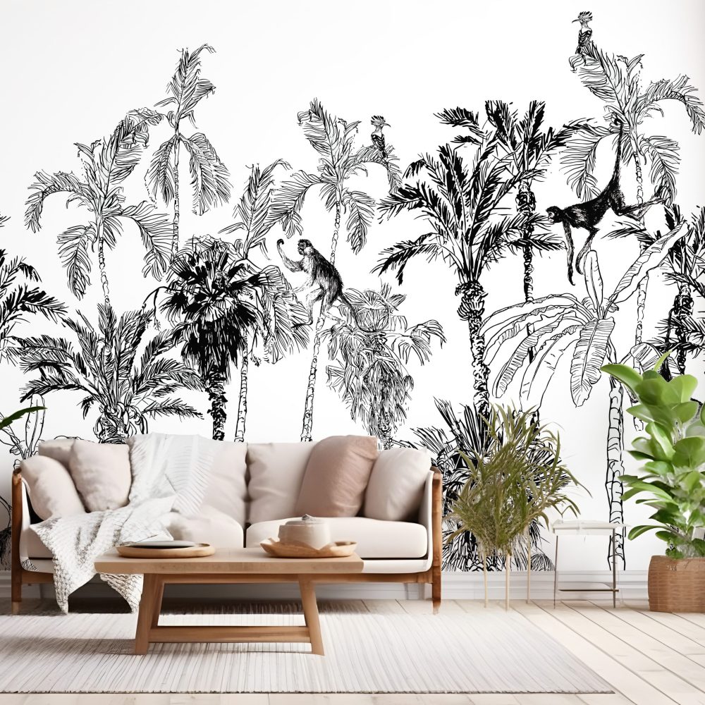 Monkery jungle wallpaper wall mural South Africa