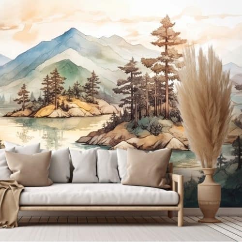 Lakes wallpaper wall mural South Africa