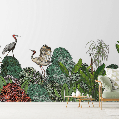 Forest and birds wallpaper wall mural South Africa
