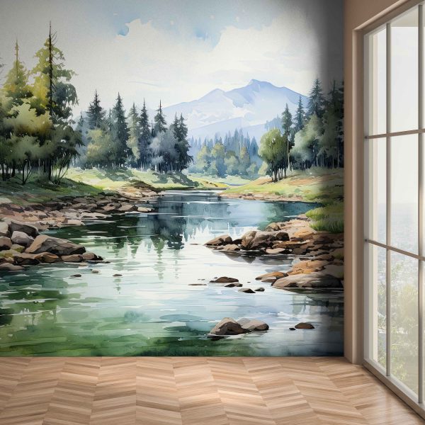 Valley Trees wallpaper wall mural South Africa