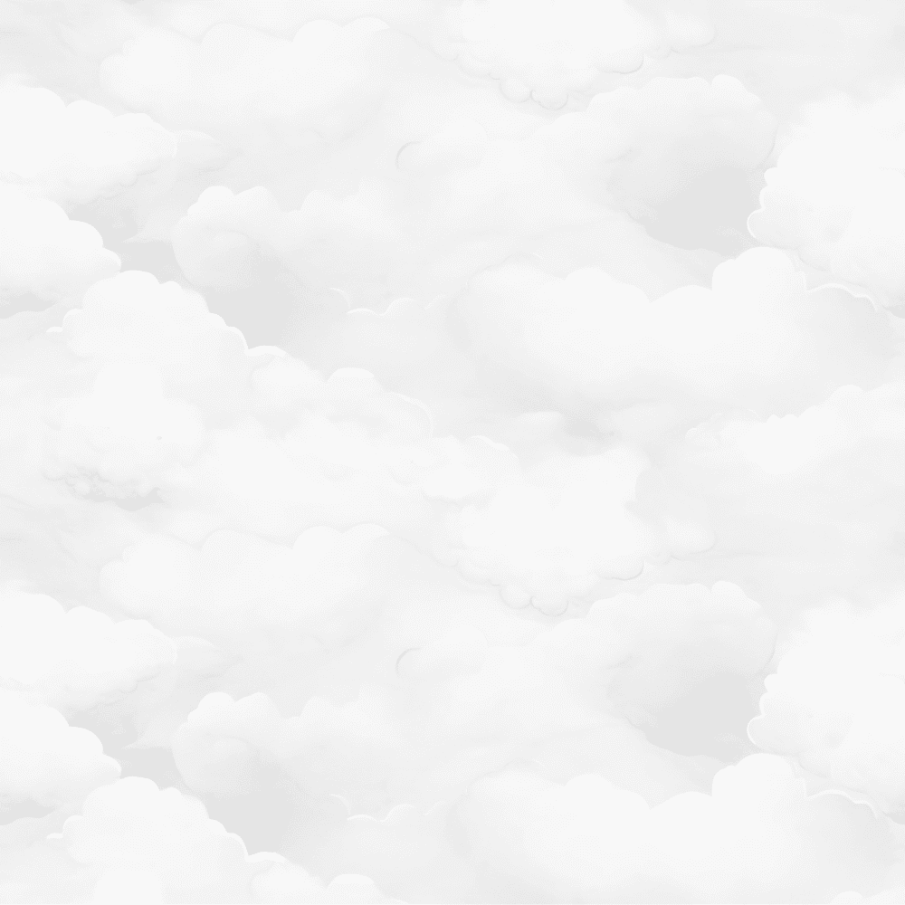 Peel & Stick wallpaper of Soft White Clouds. Perfect for a boys wallpaper or girls wallpaper. South Africa