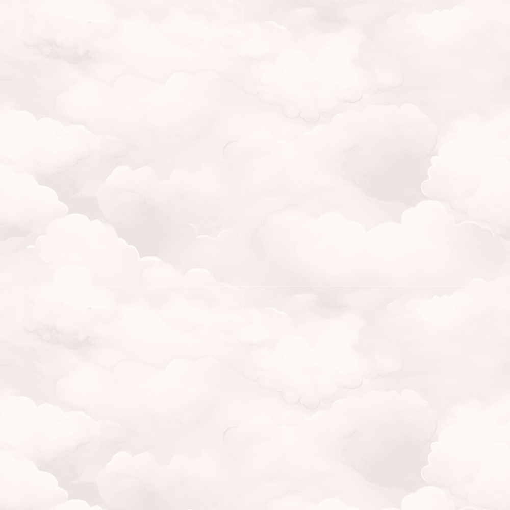 Peel & Stick wallpaper of Soft Warm Clouds. Perfect for a boys wallpaper or girls wallpaper. South Africa