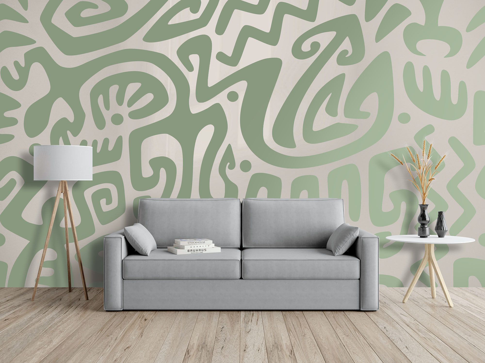 HACIENDA MURAL - SAGE GREEN _899980