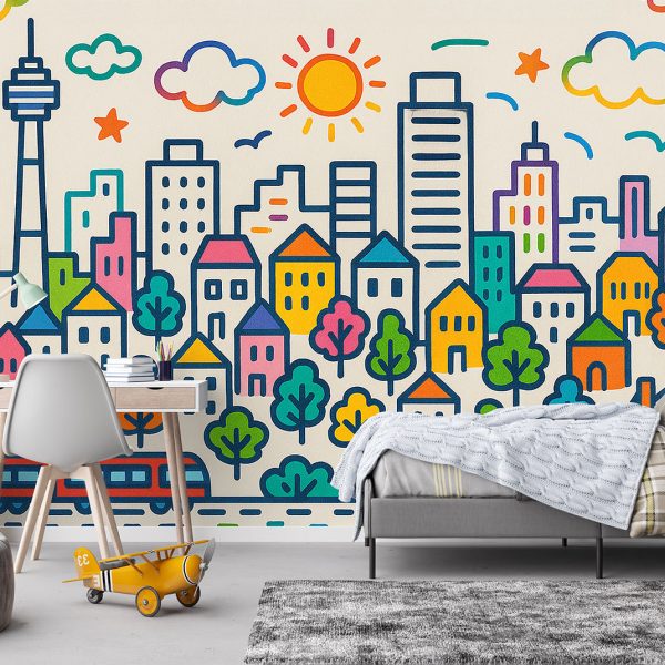 JHB Colour Doodle Mural