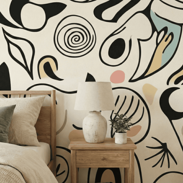 Abstract Whimsy Mural