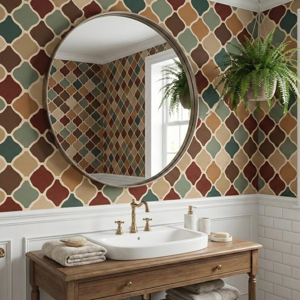 Artisan Lattice Wallpaper