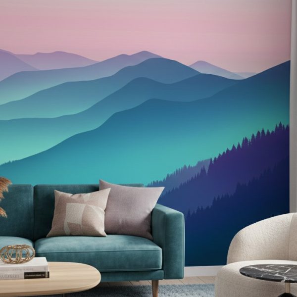 Aurora Peaks Mural