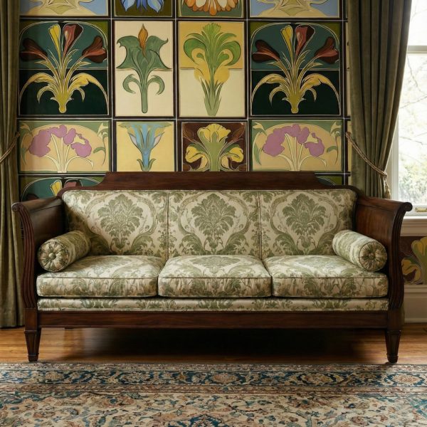 Nouveau Garden Tile Wallpaper