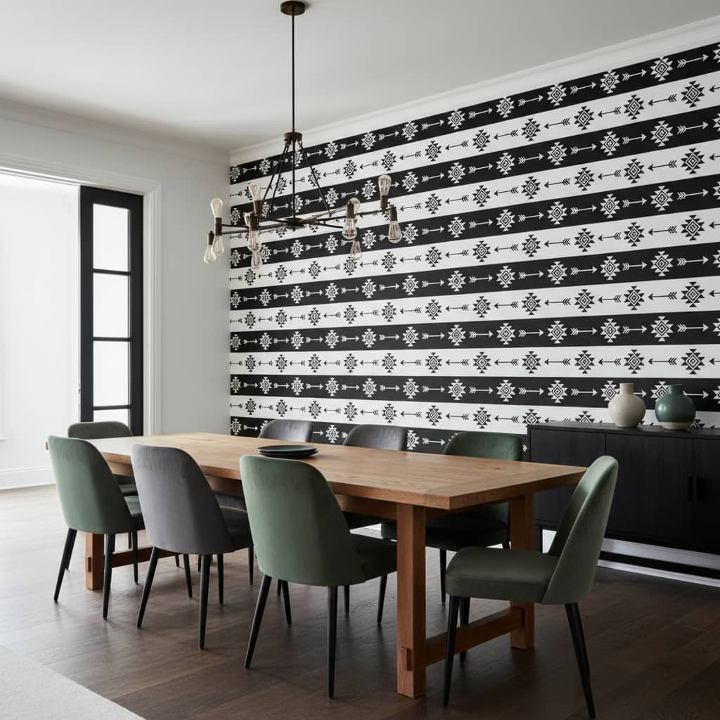 Africa Punto Tone Wallpaper 3 Wallpaper and Wall Murals South Africa Close-up of Africa Punto Tone, a contemporary geometric design printed in South Africa