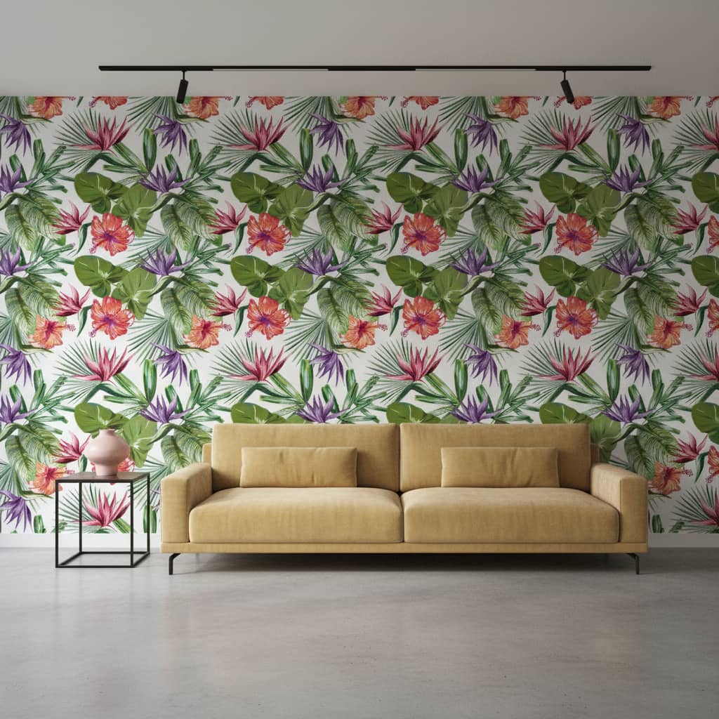Deciduous Azalea Wallpaper 4 Wallpaper and Wall Murals South Africa Deciduous Azalea installed - an energising Floral Wallpaper Made in South Africa | Transform Your Space with Botanical